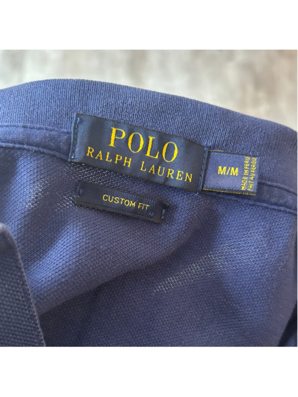 Polo Ralph Lauren Polo Shirt Mens Medium Blue Orange Pony New York Knicks - Picture 3 of 4